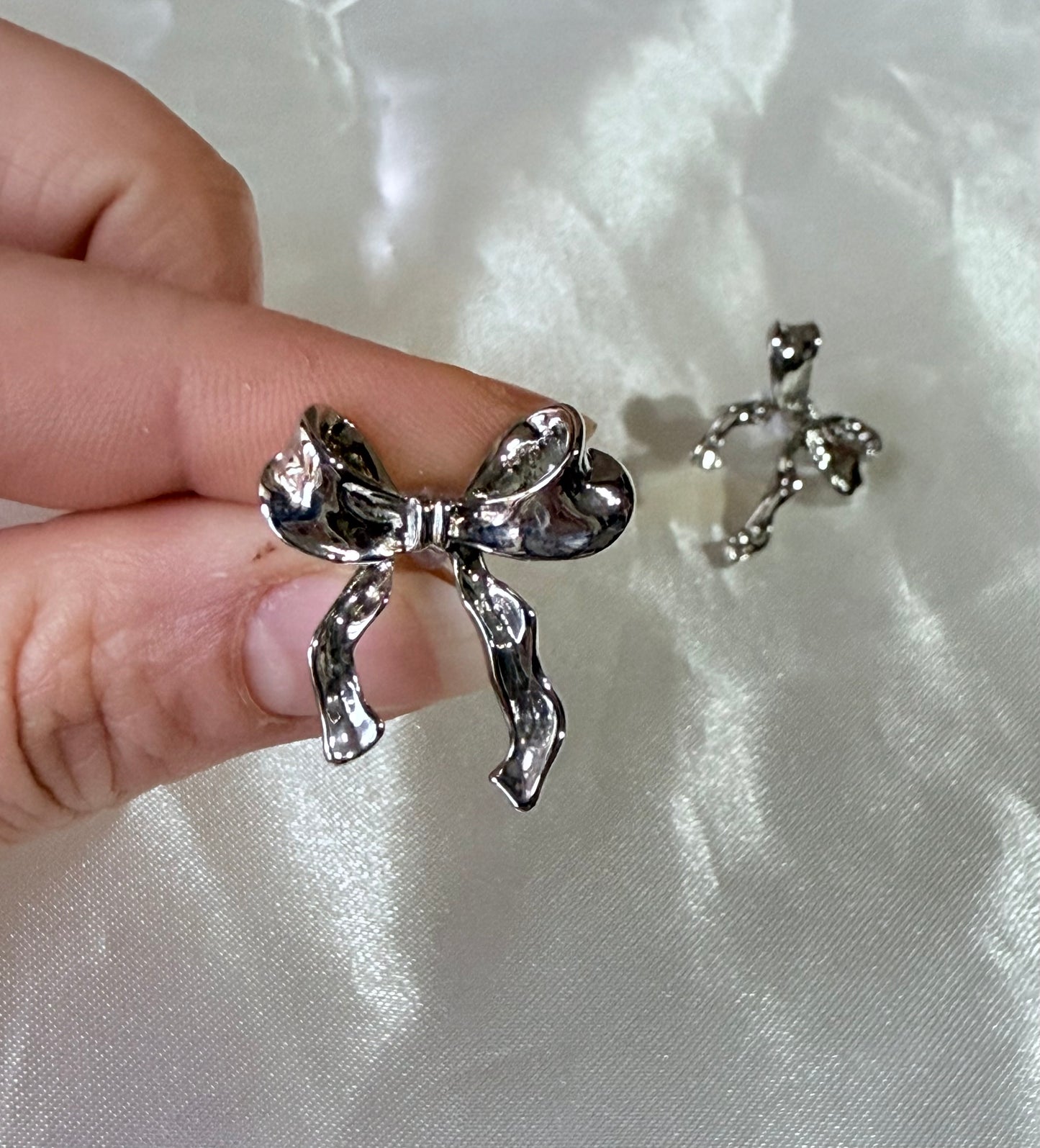 Orecchini Silver Ribbon