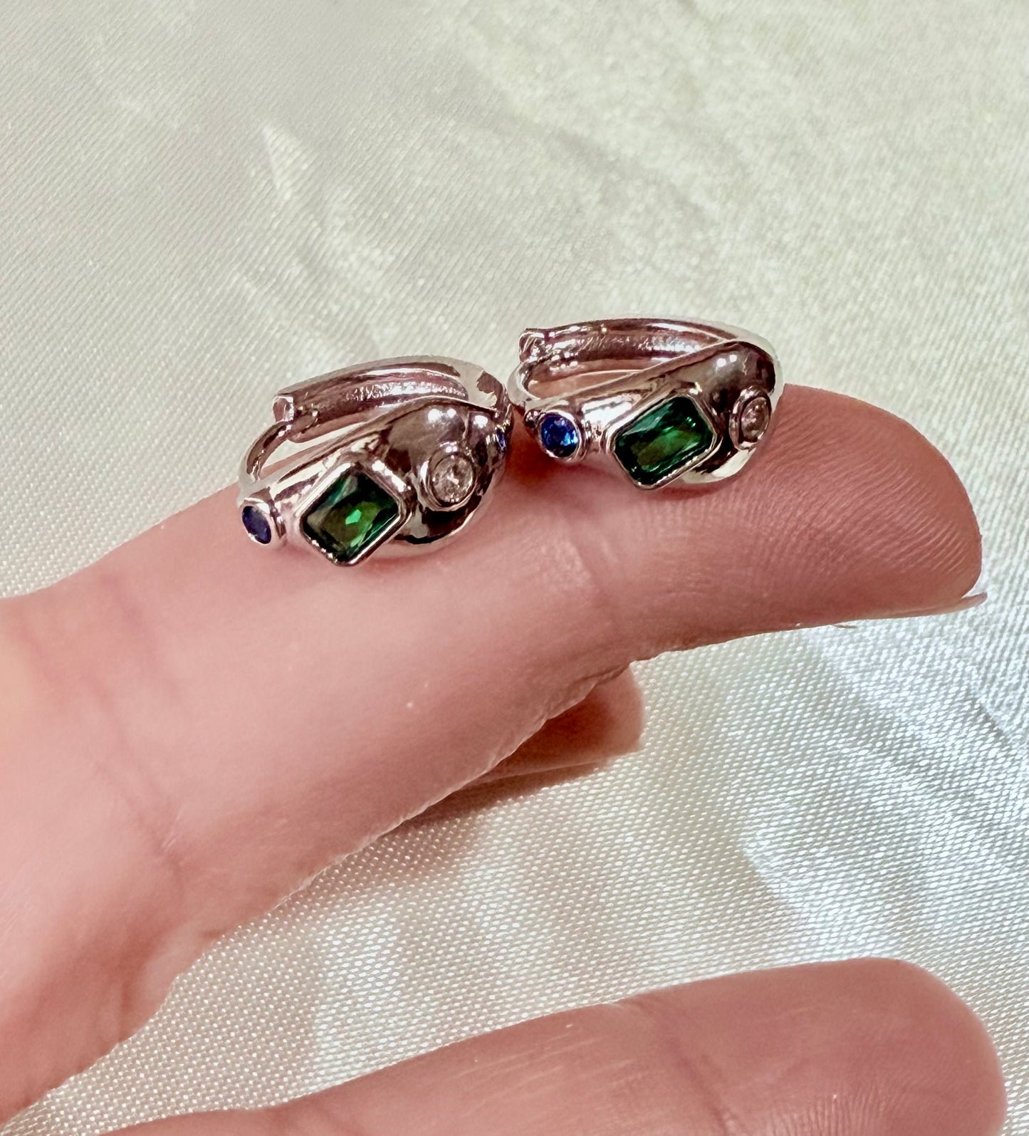 Orecchini hoops mini Gem Drops
