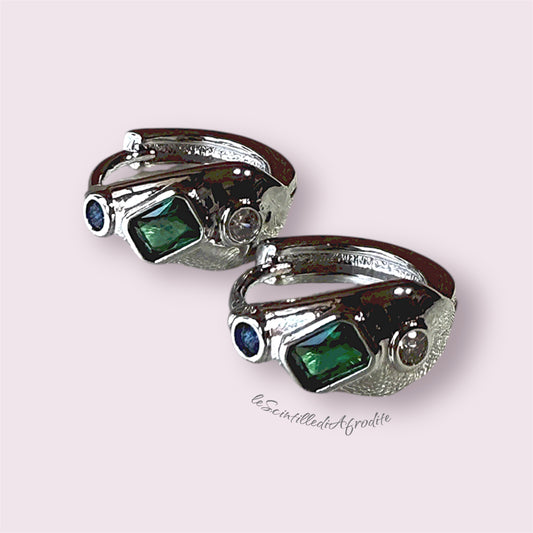 Orecchini hoops mini Gem Drops