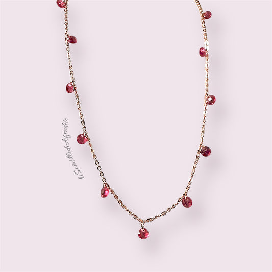 Collana Rosé drops